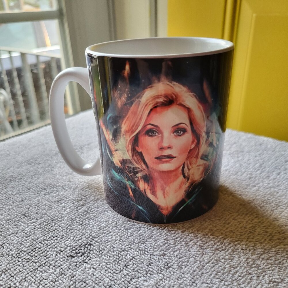 DOCTOR WHO THIRTEENTH DOCTOR MUG BY ALICE X ZHANG 2018 GUC RARE SEE PICS "BIN C
